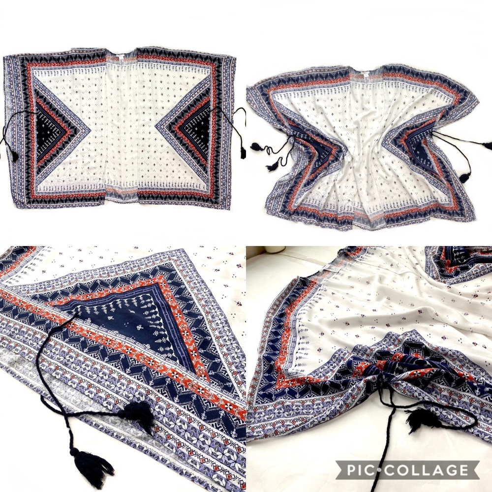 3 for $20 beach coverup adjustable kimono boho top